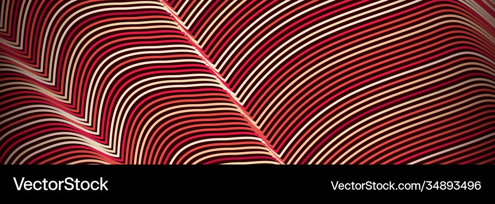 Banner wave lines pattern an abstract stripe Vector Image