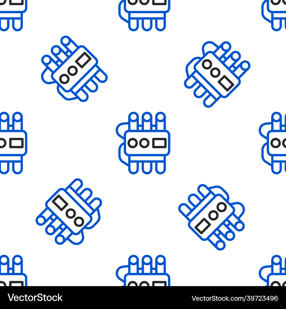 Line detonate dynamite bomb stick and timer clock Line detonate dynamite bomb stick and timer clock vector image