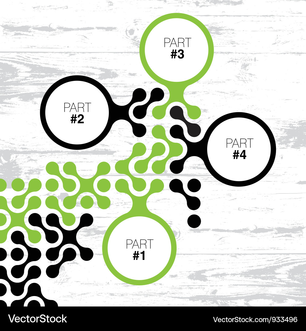 Retro interface design vector image