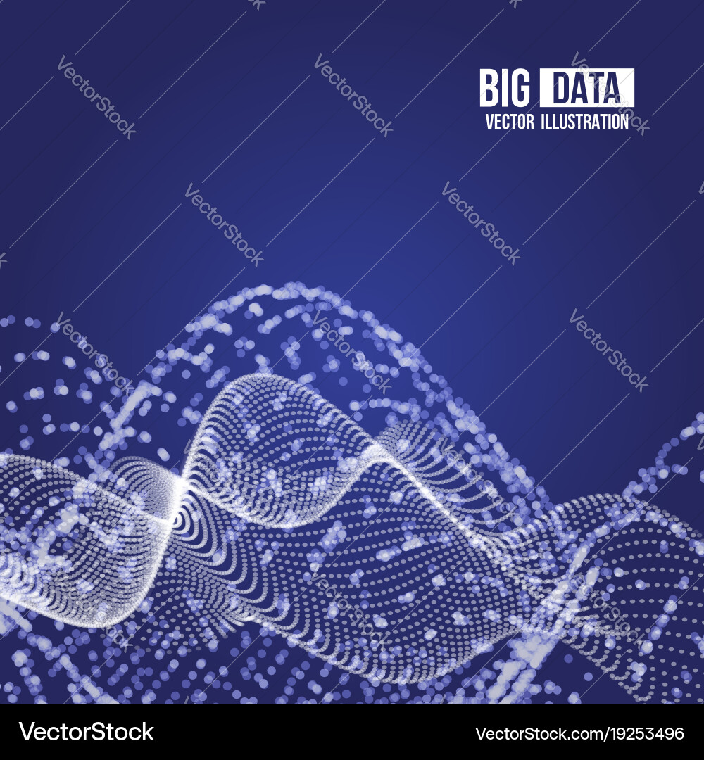 Visual analytics for big data vector image