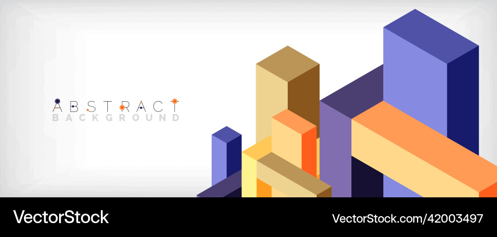 Abstract background 3d cubes cubic elements Abstract background 3d cubes cubic elements vector image