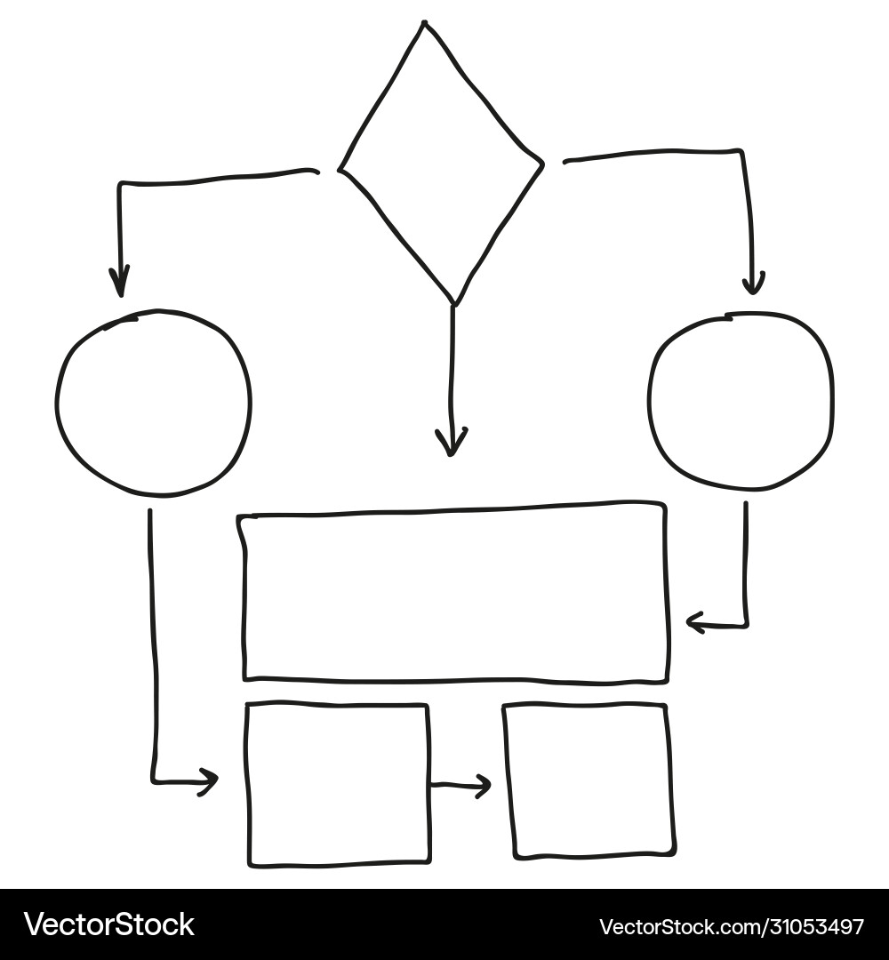 Abstract flowchart Abstract flowchart Vector Image