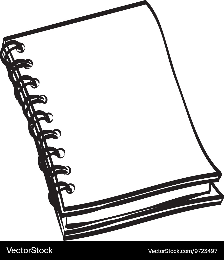 Notebook icon learning design graphic vector image