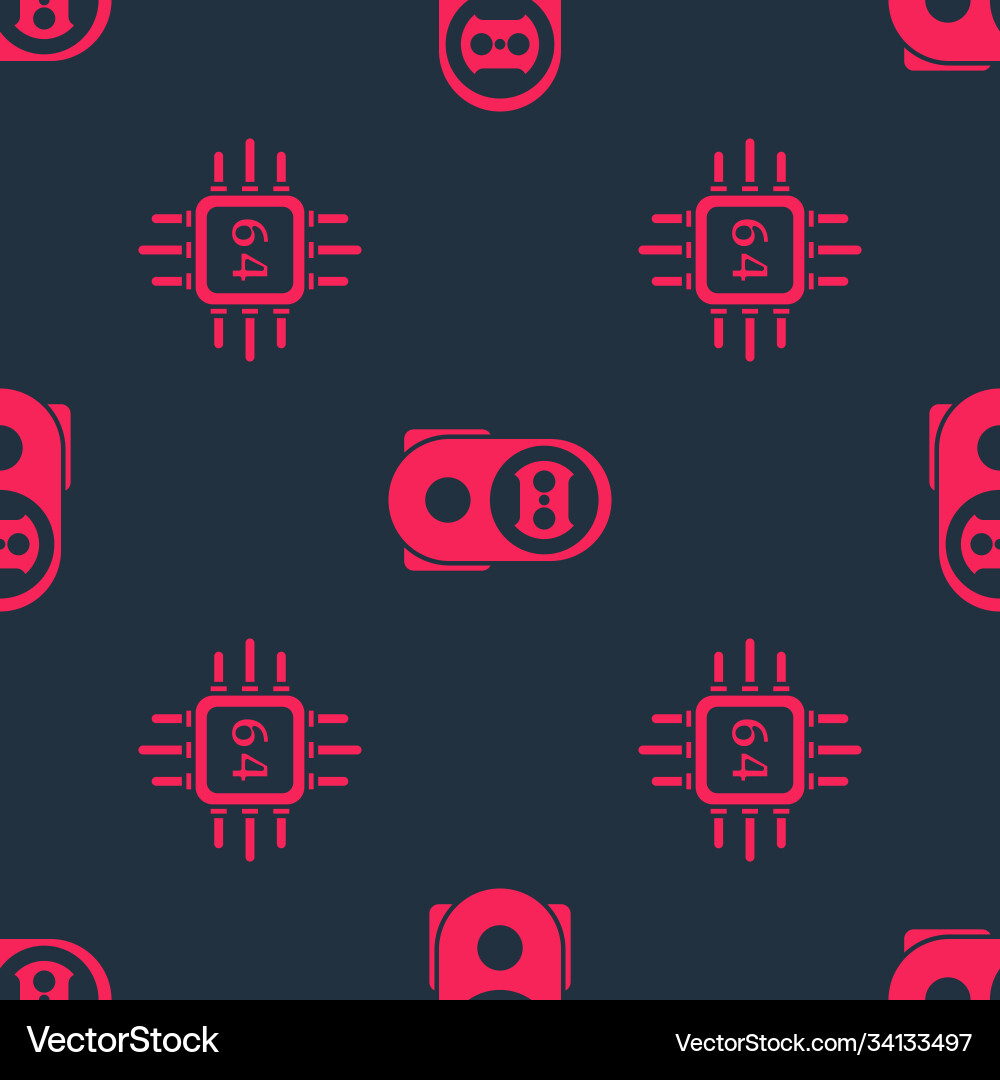 Set processor with microcircuits cpu Set processor with microcircuits cpu vector image