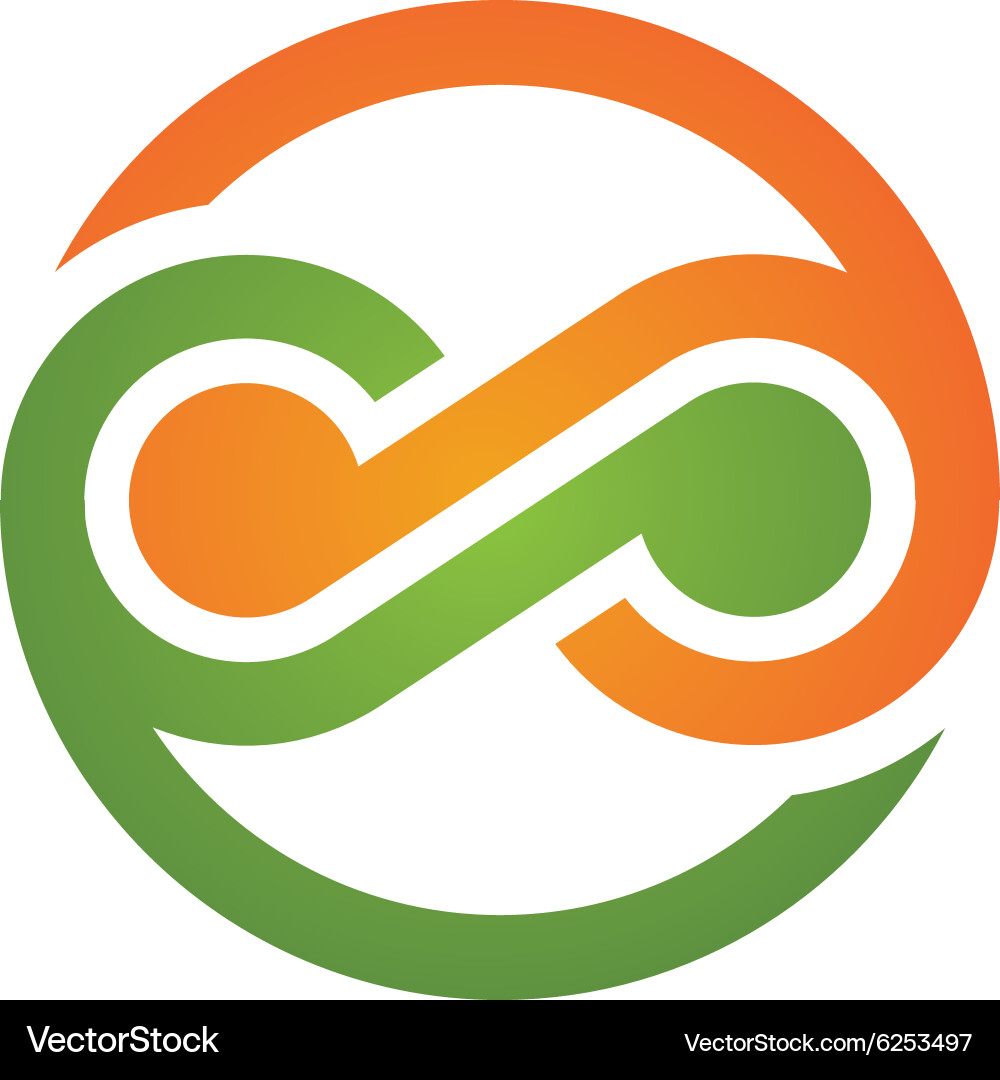 Wellness &amp Fitness Logo Vektorbild