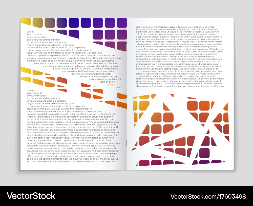 Abstract layout background set for art Vector Image
