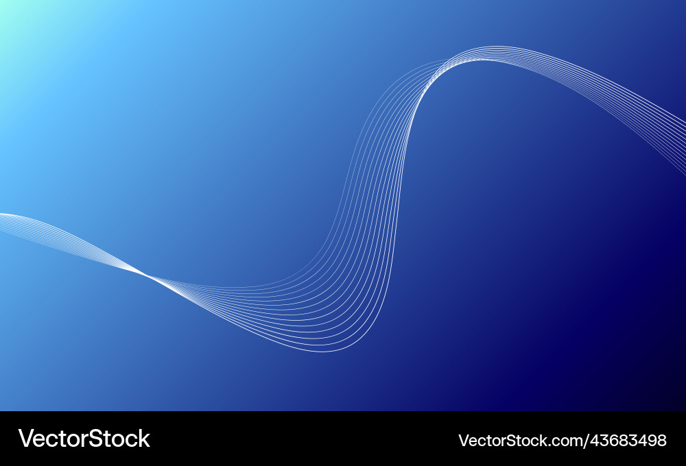 Abstract wave element for design digital vector image