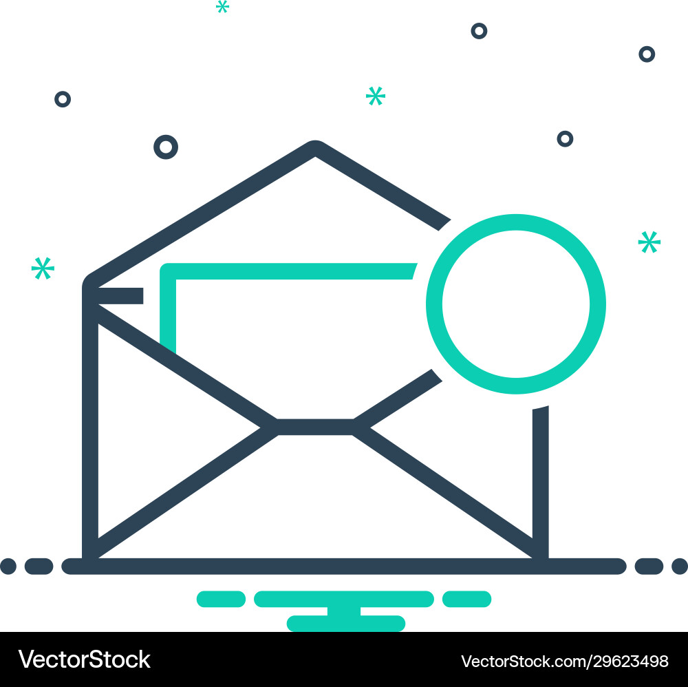 Inbox Message Icon vector image