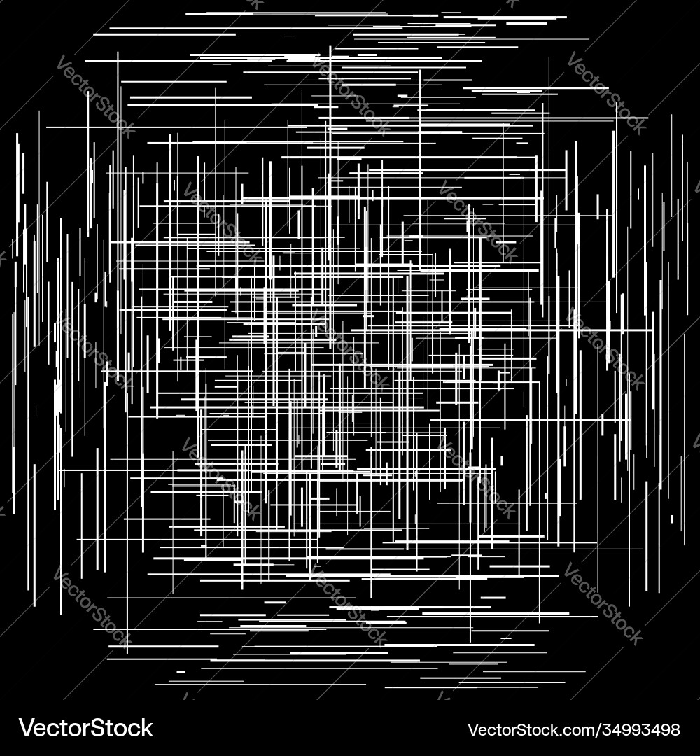 Irregular random lines harsh texture abrasion Irregular random lines harsh texture abrasion vector image