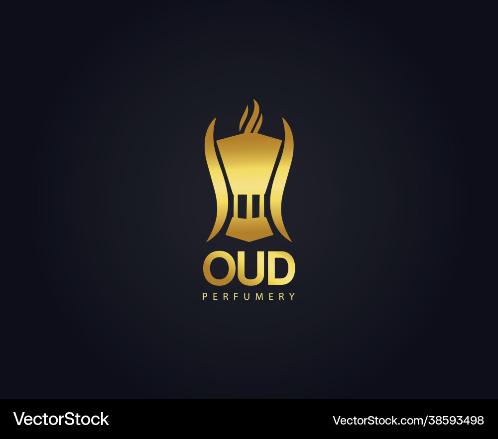 Perfume oud logo design can be used as sign icon Perfume oud logo design can be used as sign icon vector image