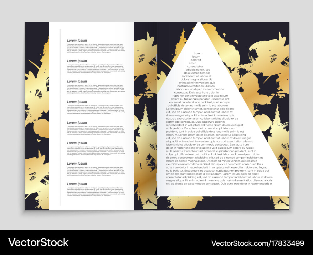 Abstract layout background set for art Vector Image