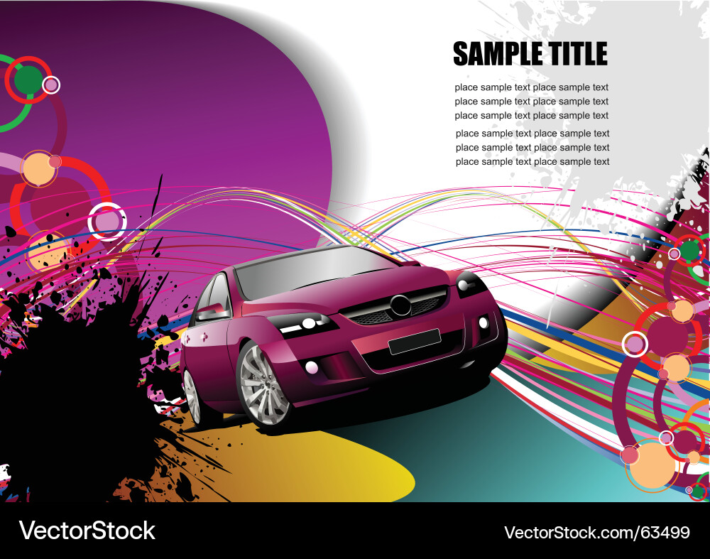 Dynamic Speed Background vector image