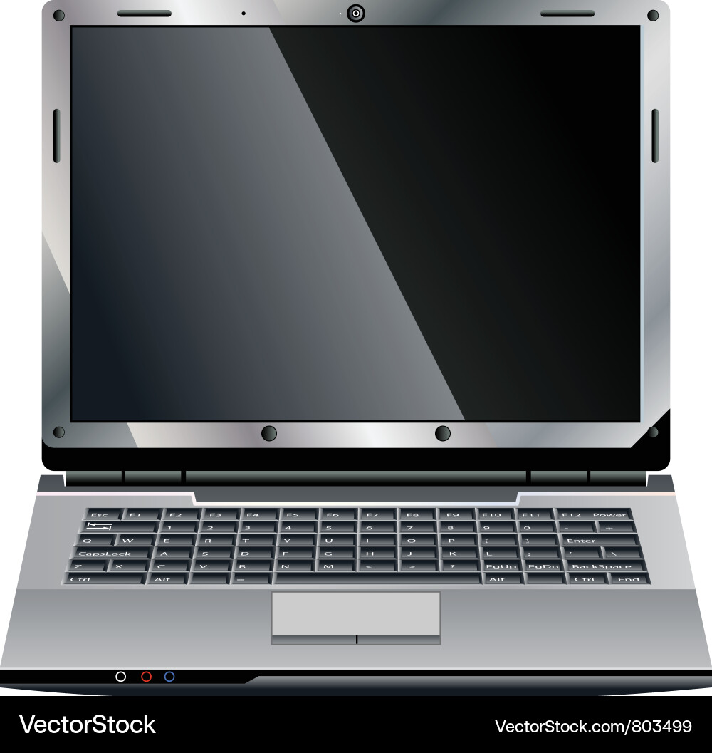 Laptop small Royalty Free Vector Image - VectorStock