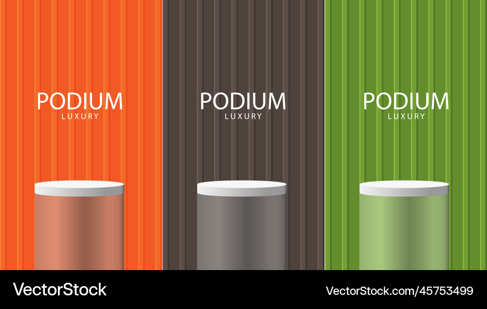 Set of orange brown fesh green and white Set of orange brown fesh green and white vector image