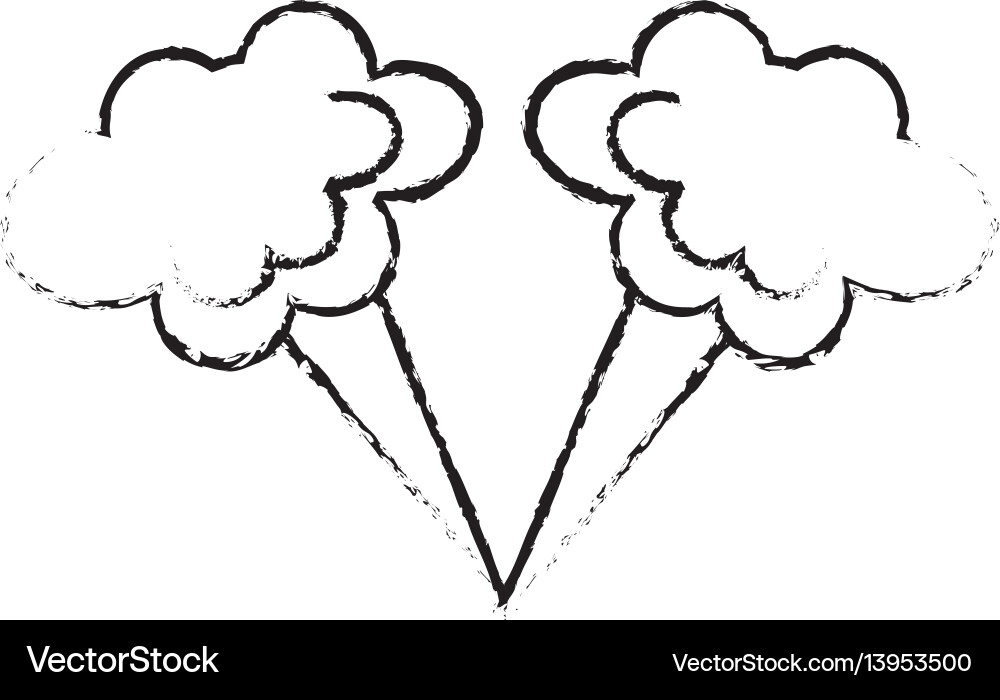 Bubble speech dialogue image Vector Image