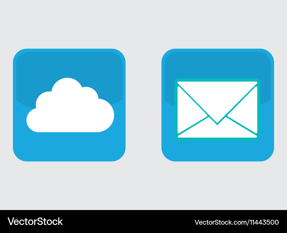 Cloud computing technology Vector Image