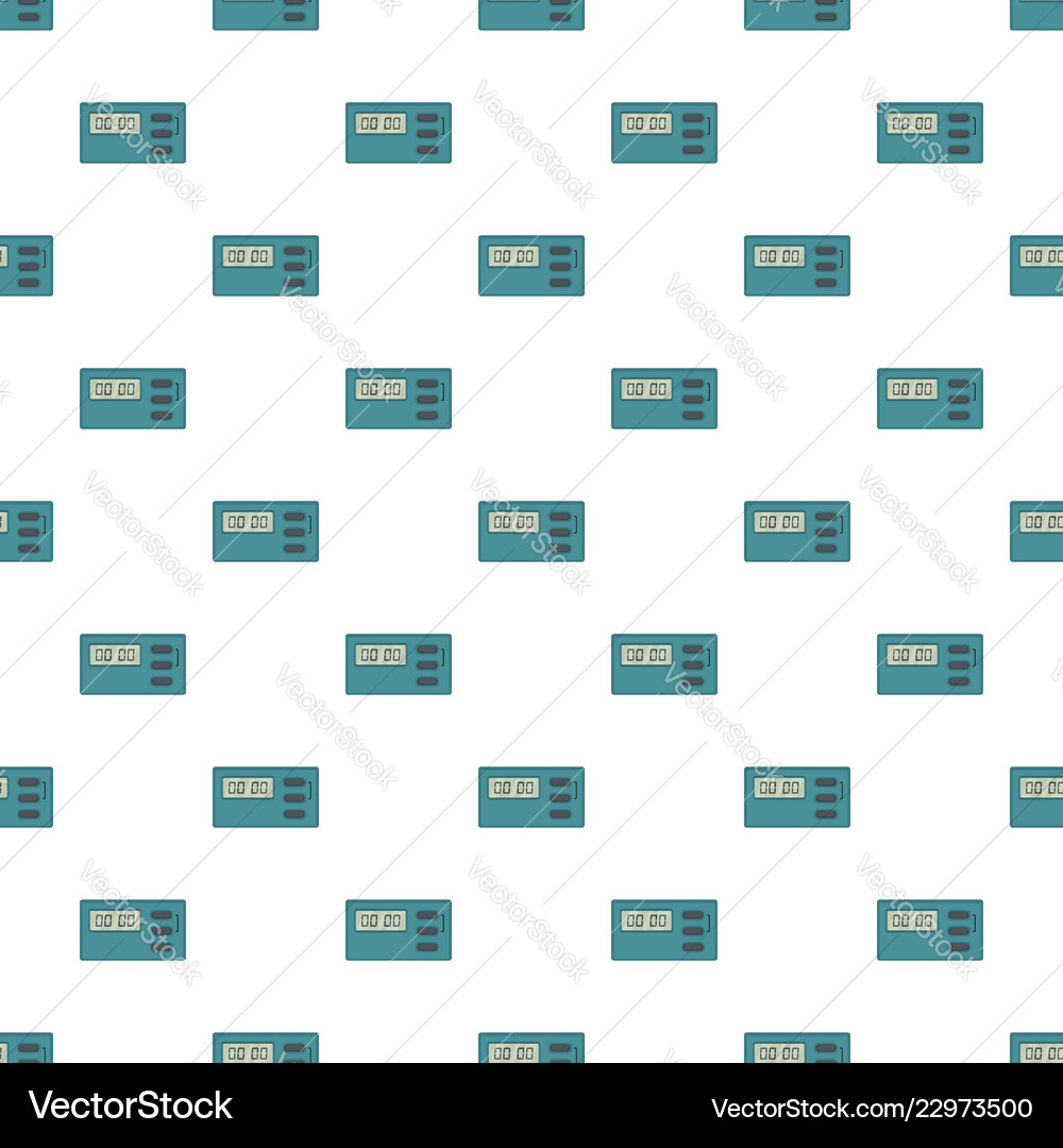 Cooking timer pattern seamless Cooking timer pattern seamless vector image