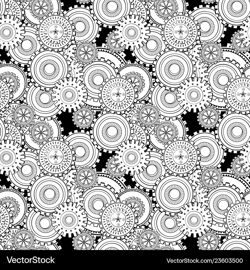 Damask seamless abstract pattern vector image