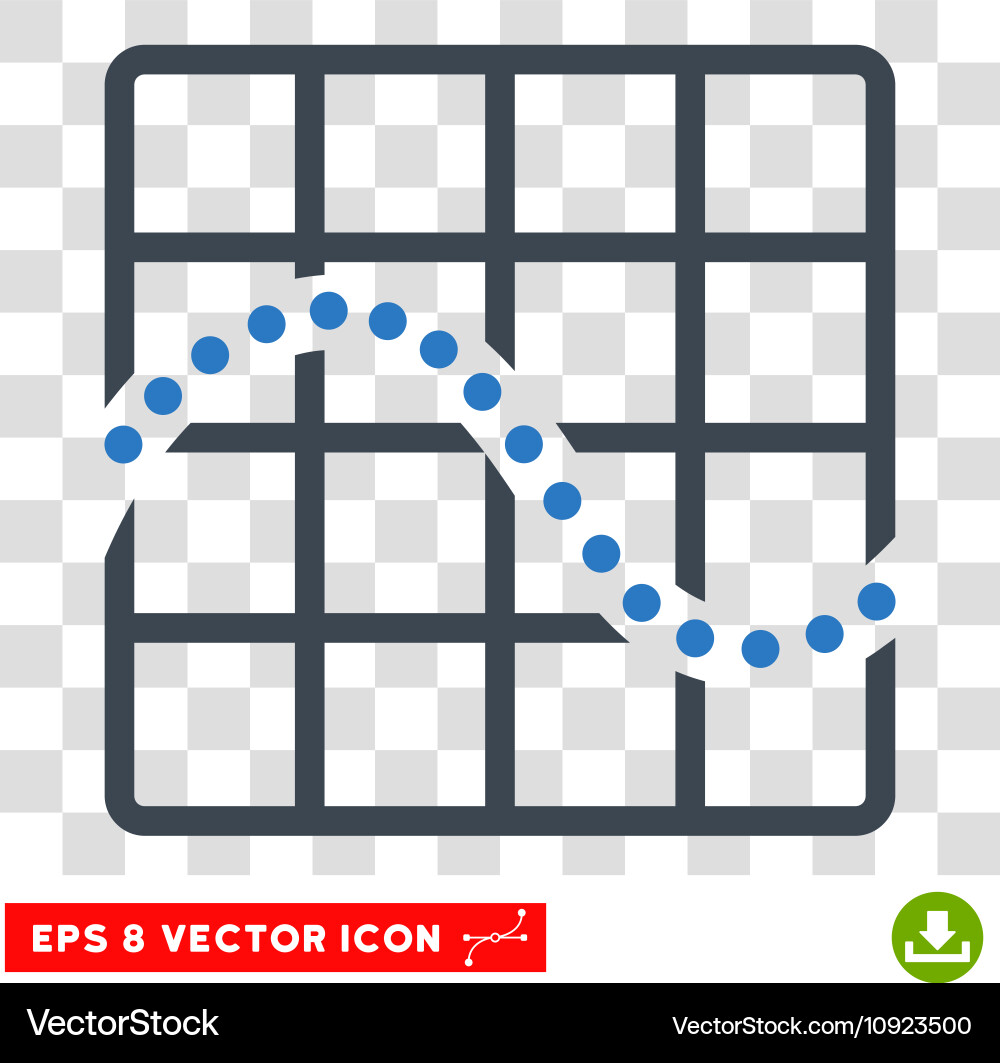 Function chart eps icon vector image