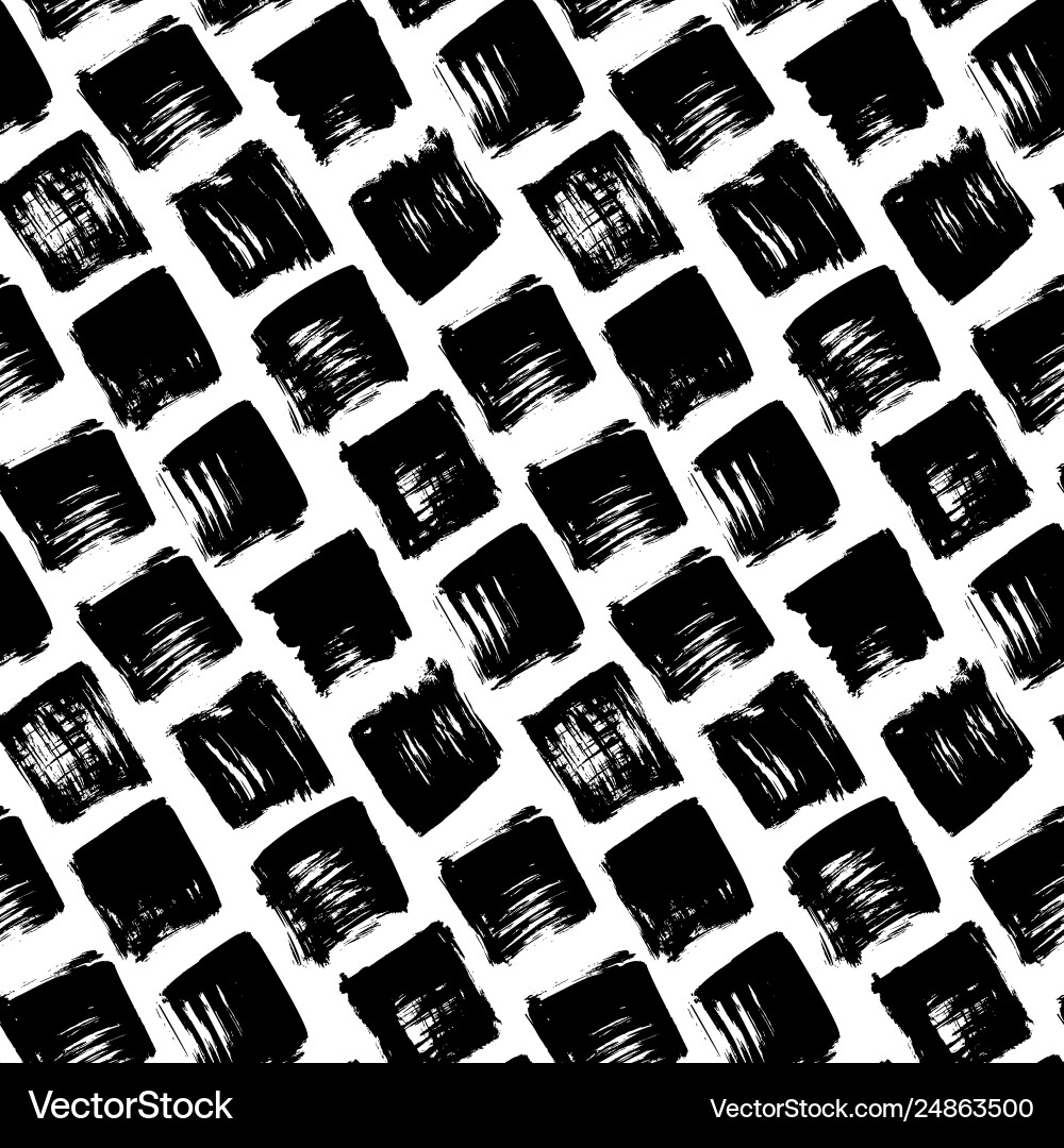 Grunge Square Pattern vector image
