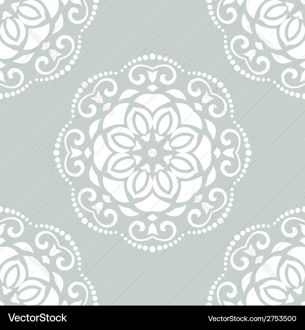 Orient seamless pattern abstract background vector image