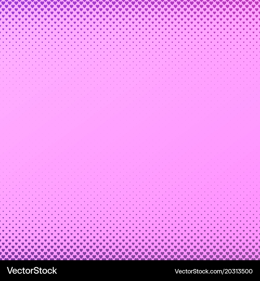 Retro gradient heart pattern background design vector image