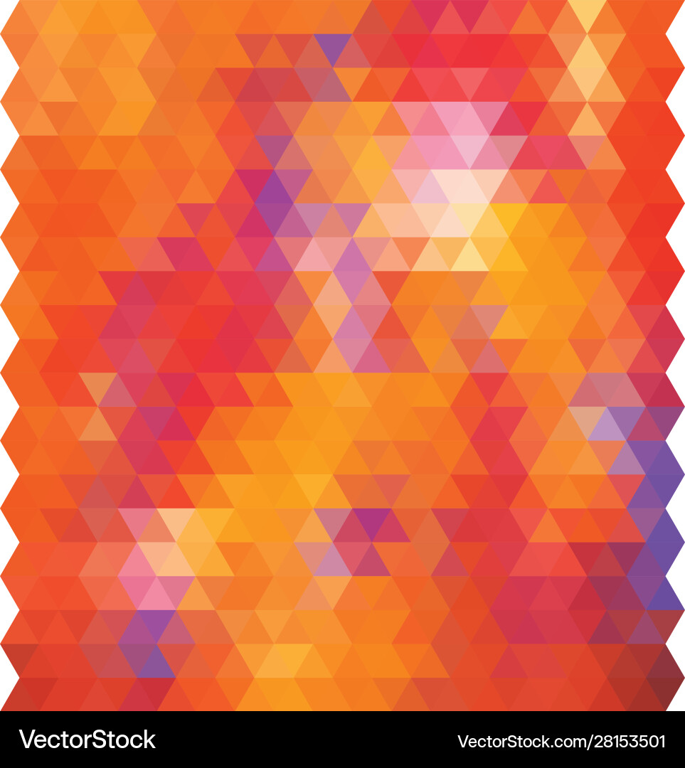 Background with colored triangles Vector Image