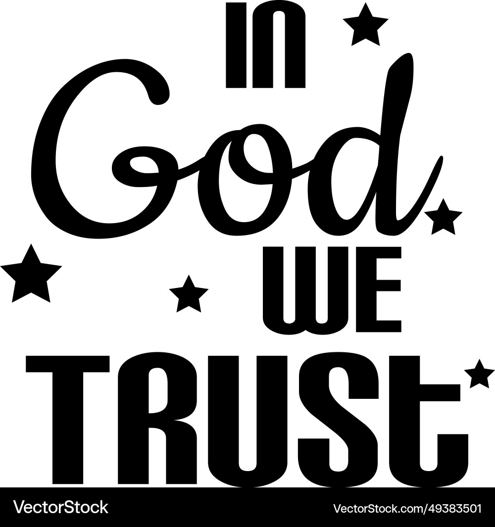 Christian faith typography for print Christian faith typography for print vector image