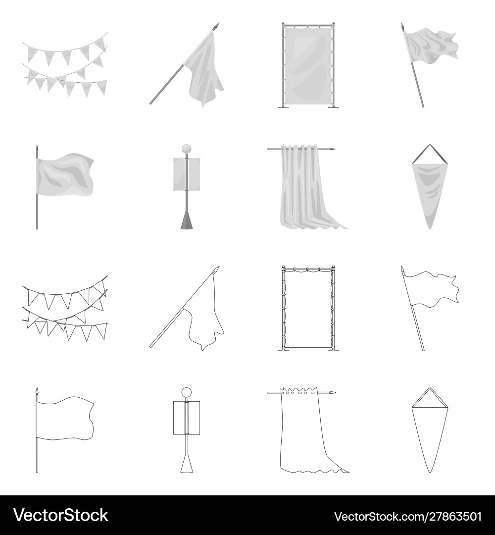 Isolated object texture and presentation symbol Isolated object texture and presentation symbol vector image