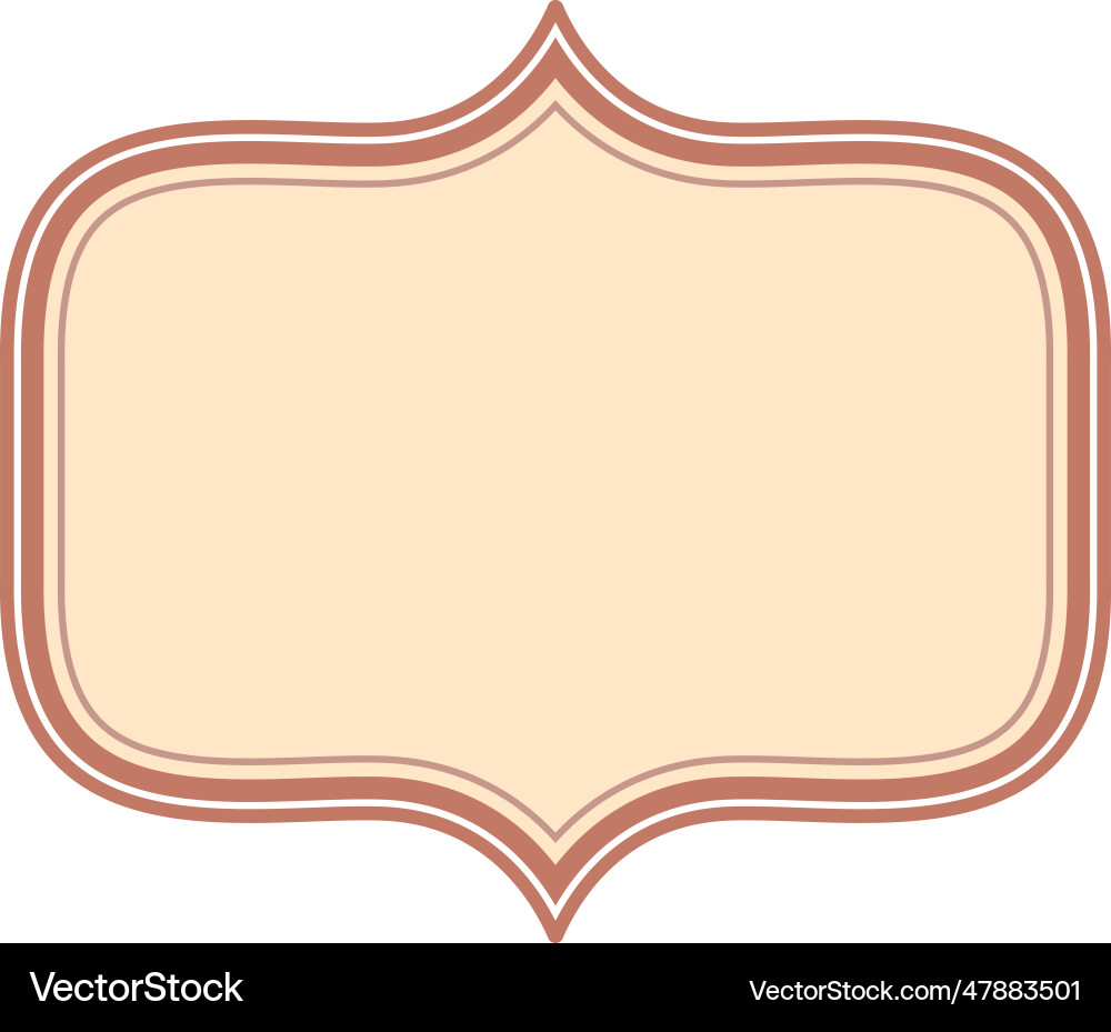 Label stickers frame design graphics vector image