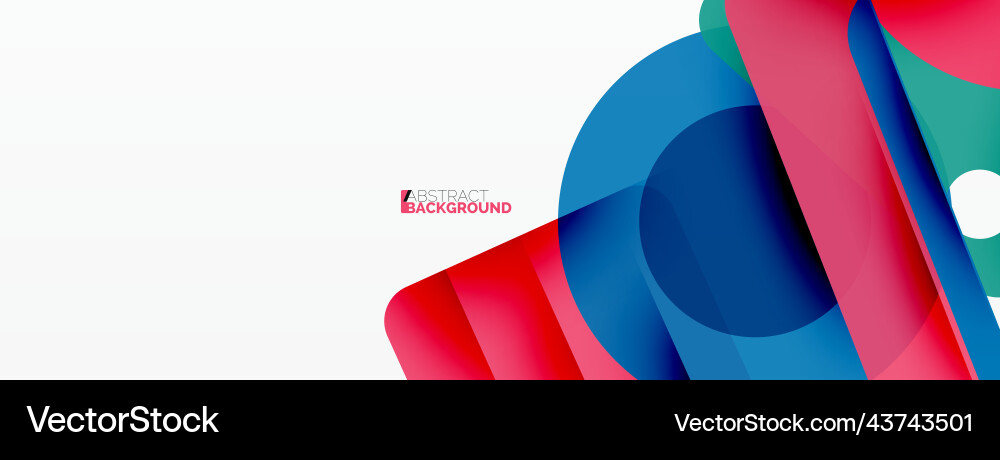 Line triangle square and circle primitive Vector Image