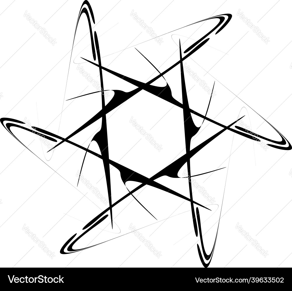Abstract circular drawing amorphous nonfigurative Abstract circular drawing amorphous nonfigurative Vector Image