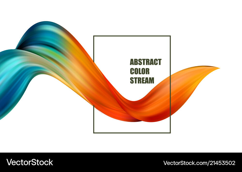 Abstract colorful background color flow Abstract colorful background color flow vector image