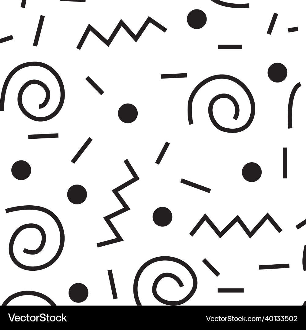 Abstract seamless pattern design concept vector image