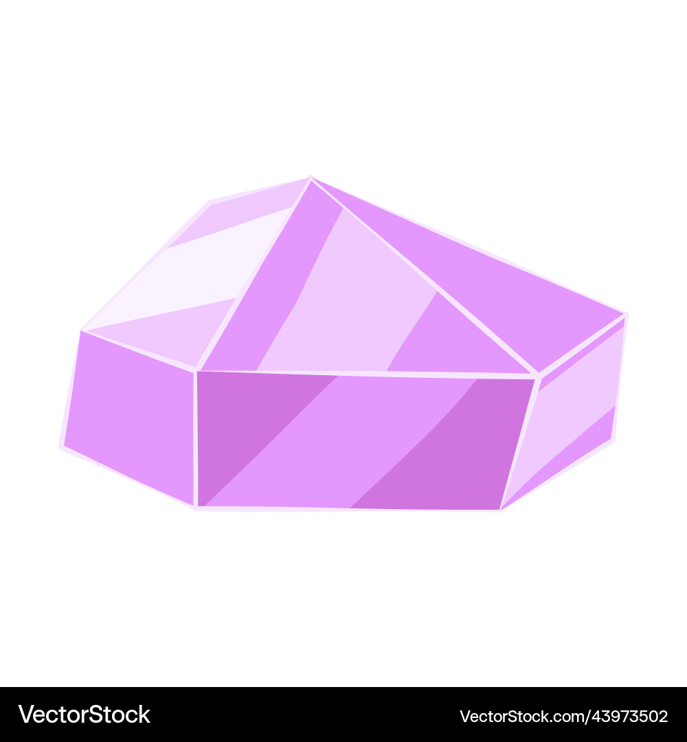 Crystal or mineral jewelry Crystal or mineral jewelry vector image