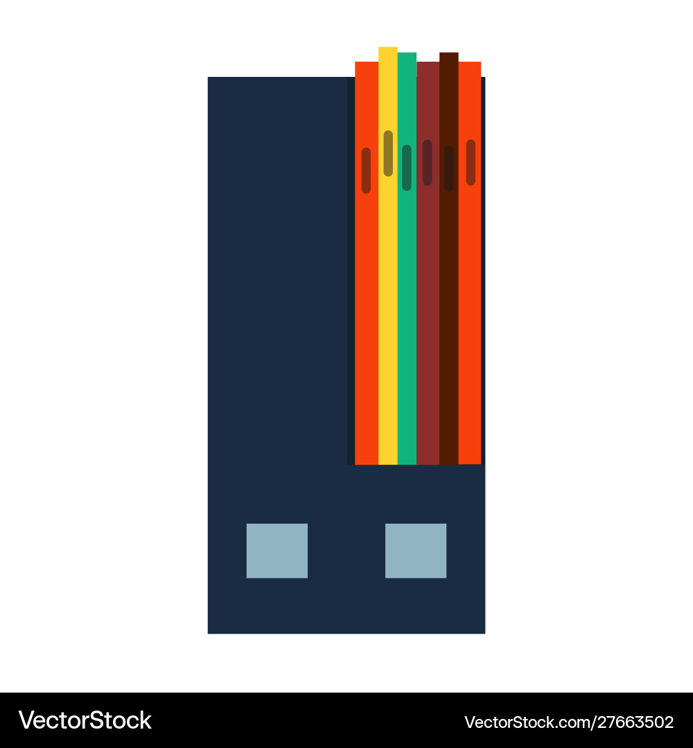 File archive icon business document folder data File archive icon business document folder data vector image