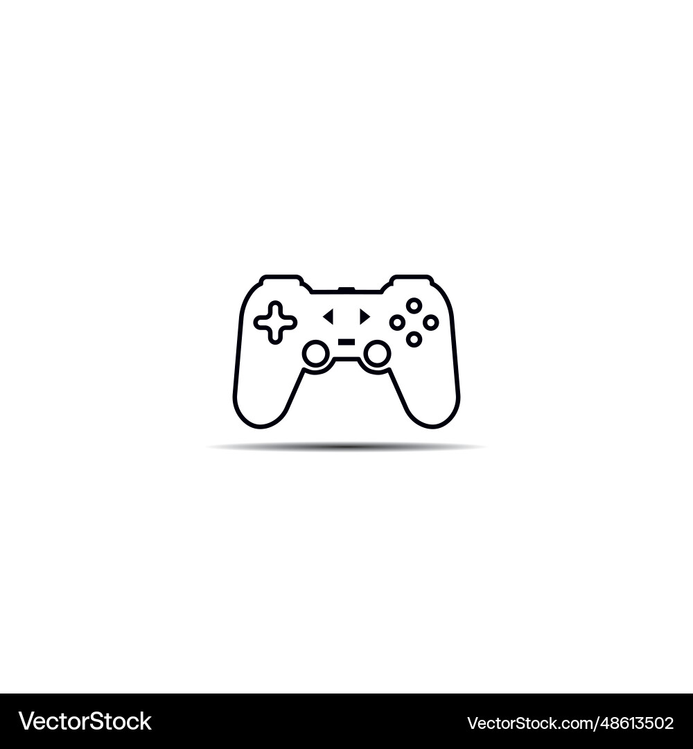 Game controller icon joystick technology Game controller icon joystick technology vector image