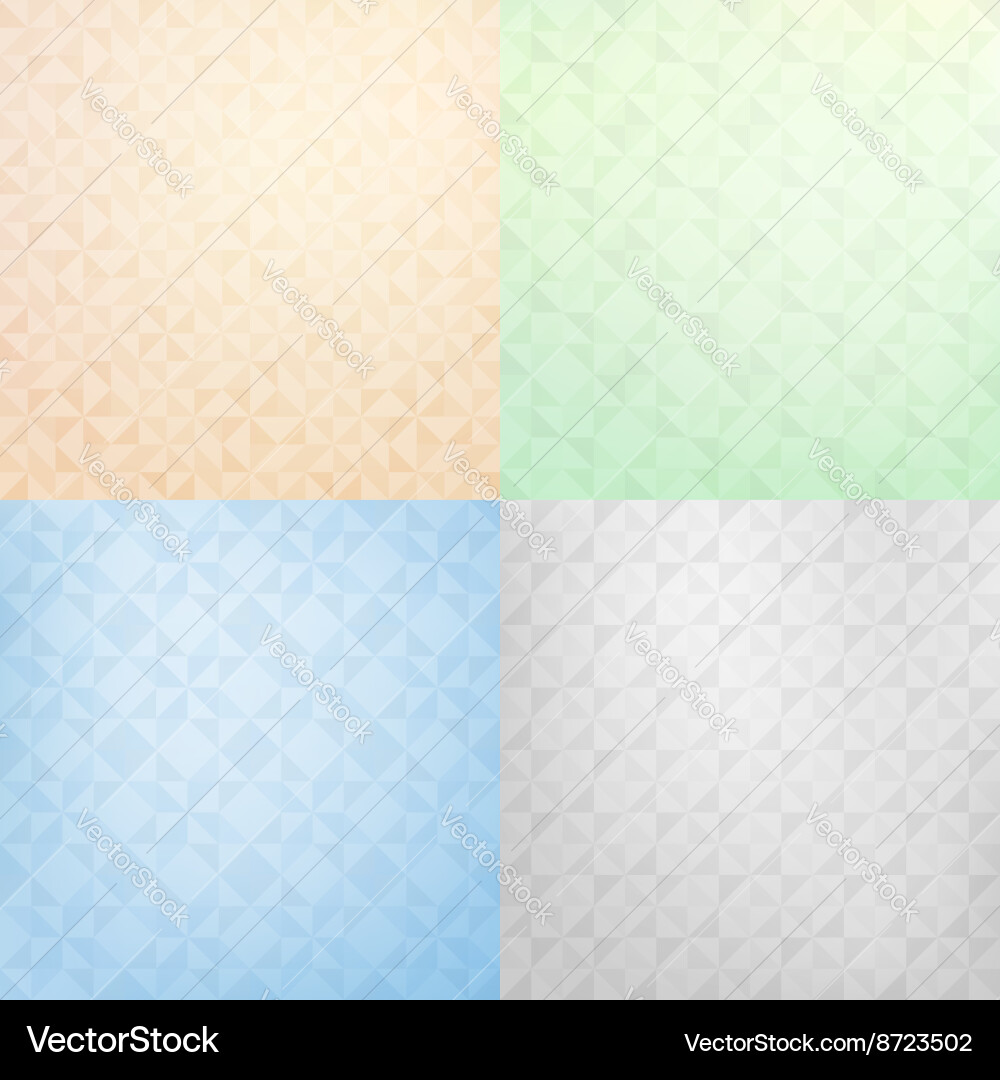 Geometric background set Royalty Free Vector Image