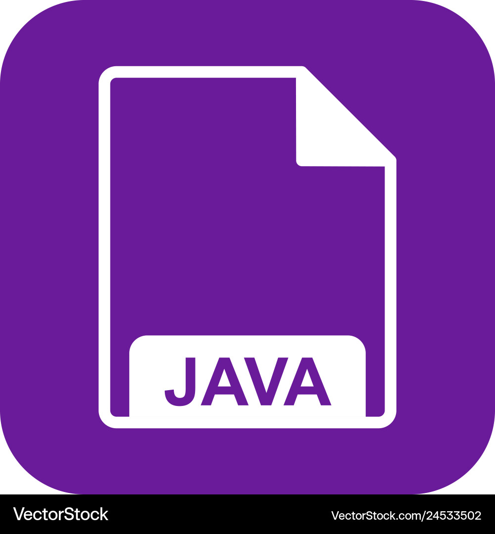 Java icon vector image