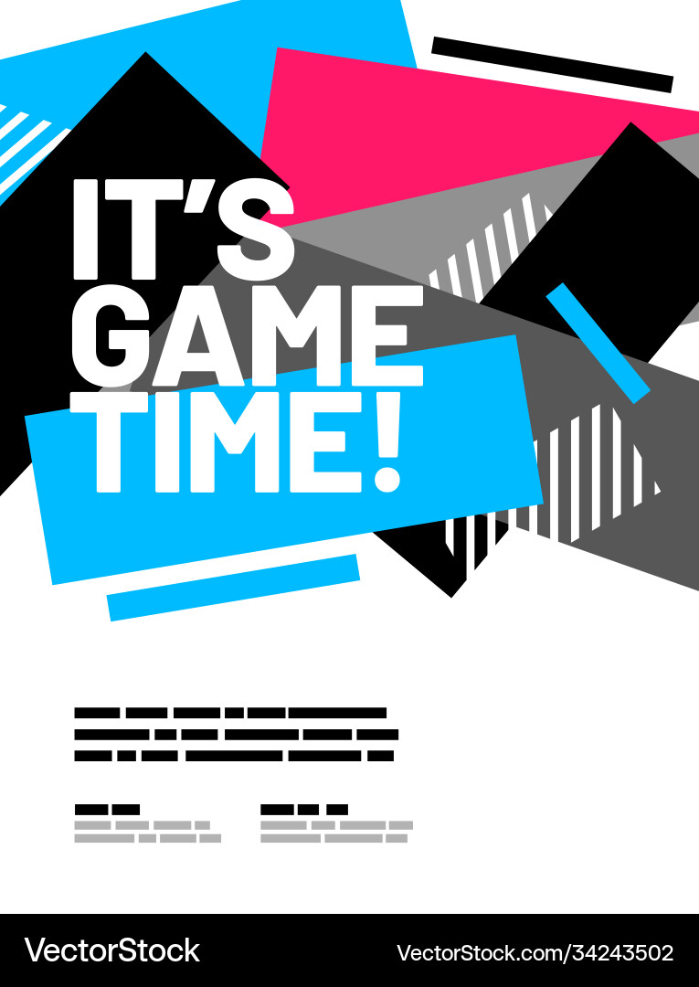 Layout design template with abstract dynamic vector image