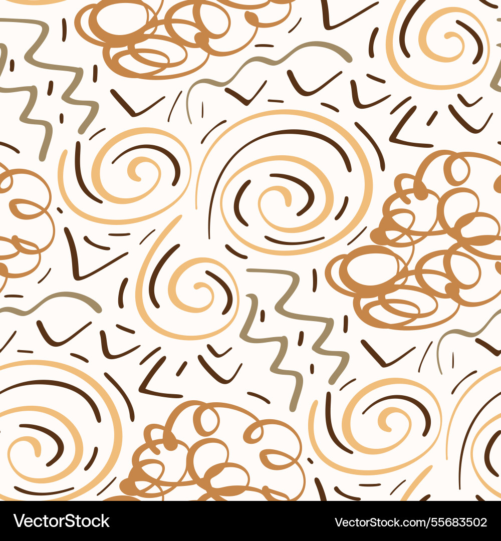 Seamless pattern with a simple abstract drawing Seamless pattern with a simple abstract drawing vector image