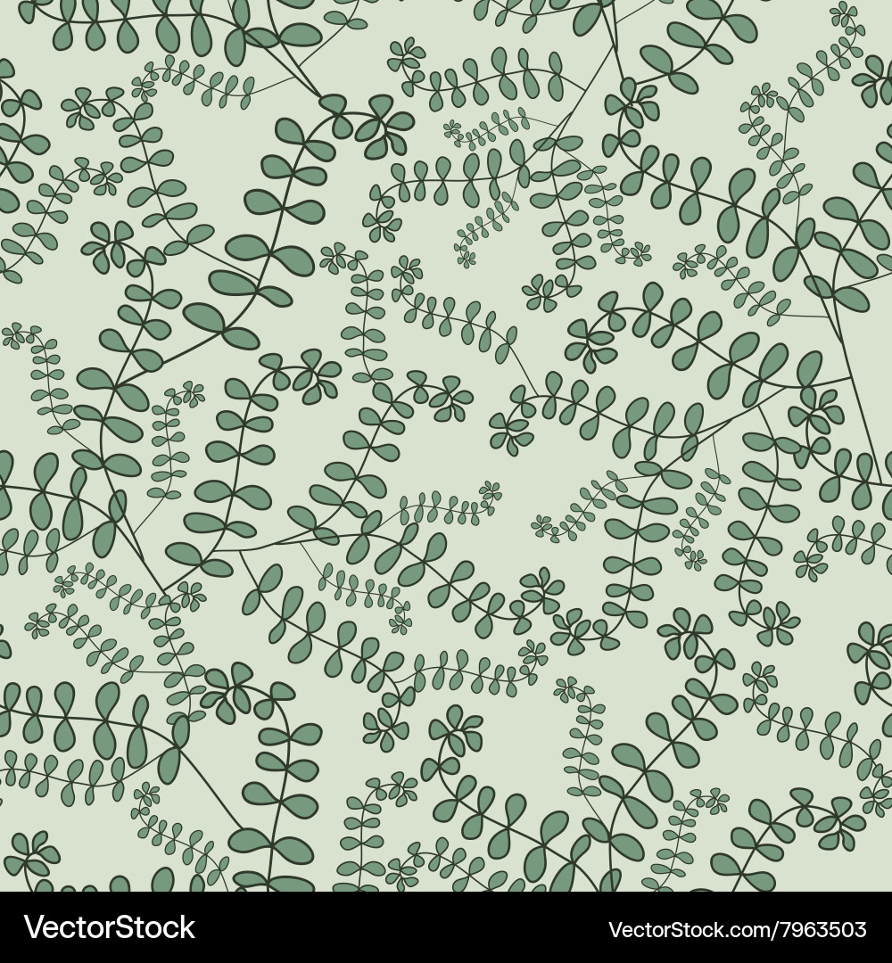 A seamless pattern with leaf Vector Image