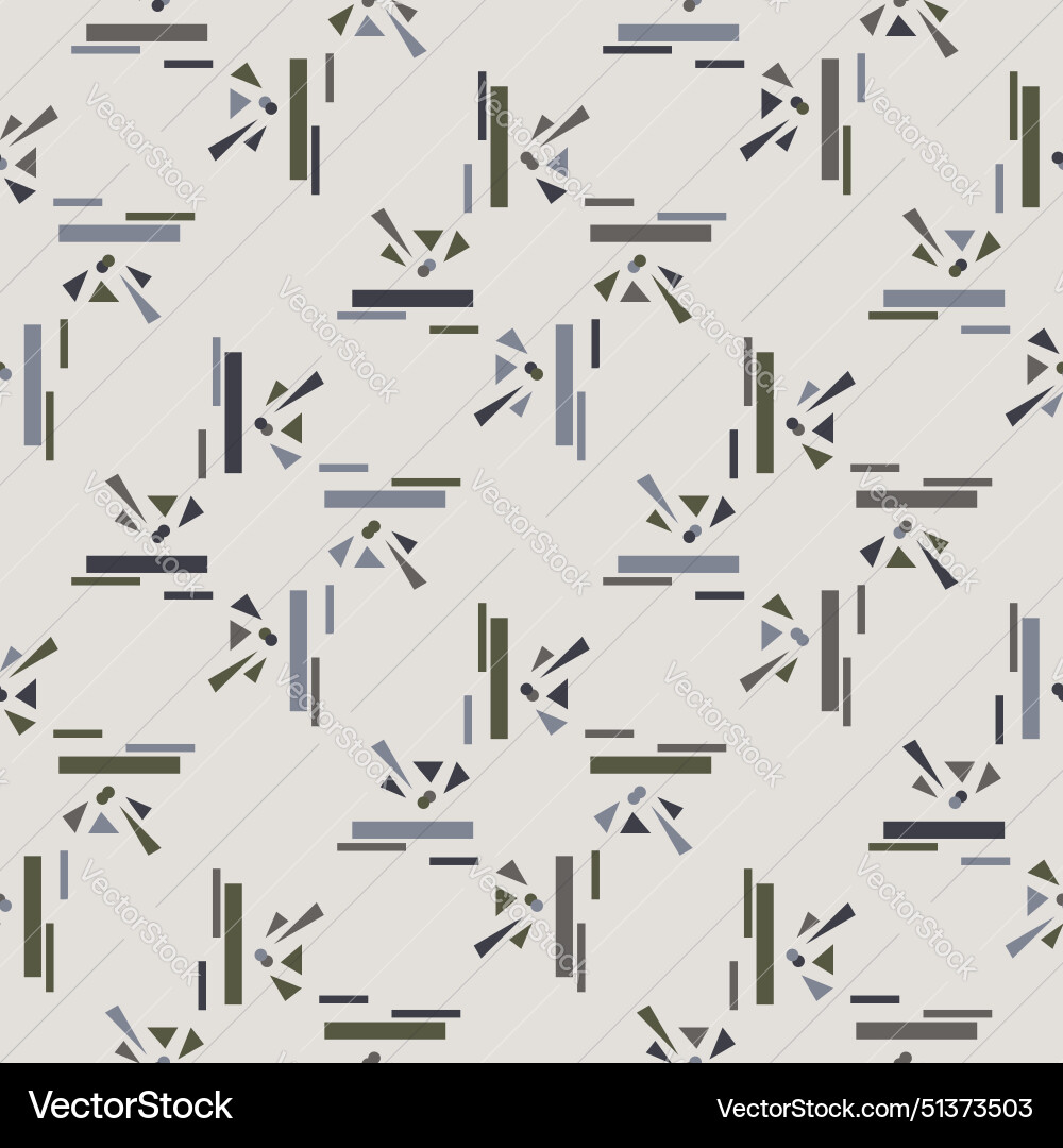 Abstract shapes geometric motif basic pattern Vector Image