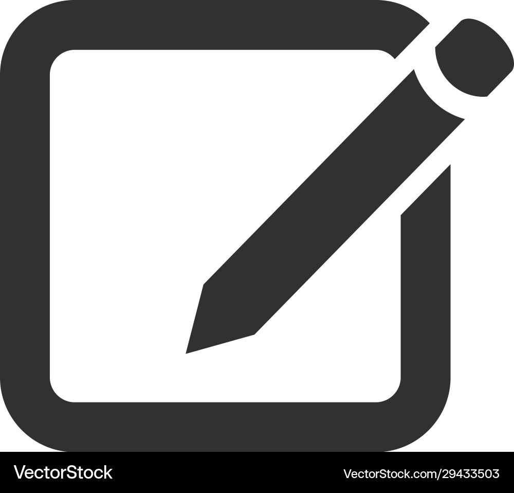 Compose email mail or message icon for apps Compose email mail or message icon for apps vector image