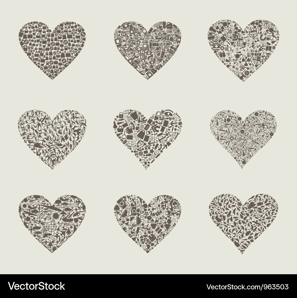 Heart design an element2 Vector Image
