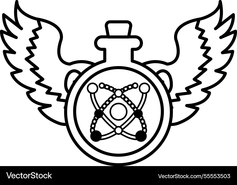 Korkenstopfen und ein Kreis mit Kreuz innen Korkenstopfen und ein Kreis mit Kreuz innen vektorbild