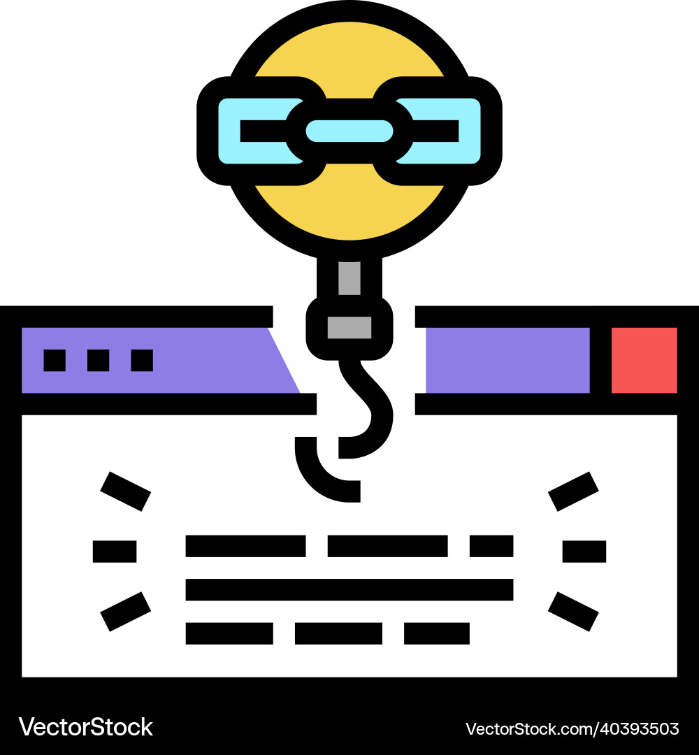 Links with proper anchor text color icon Links with proper anchor text color icon vector image