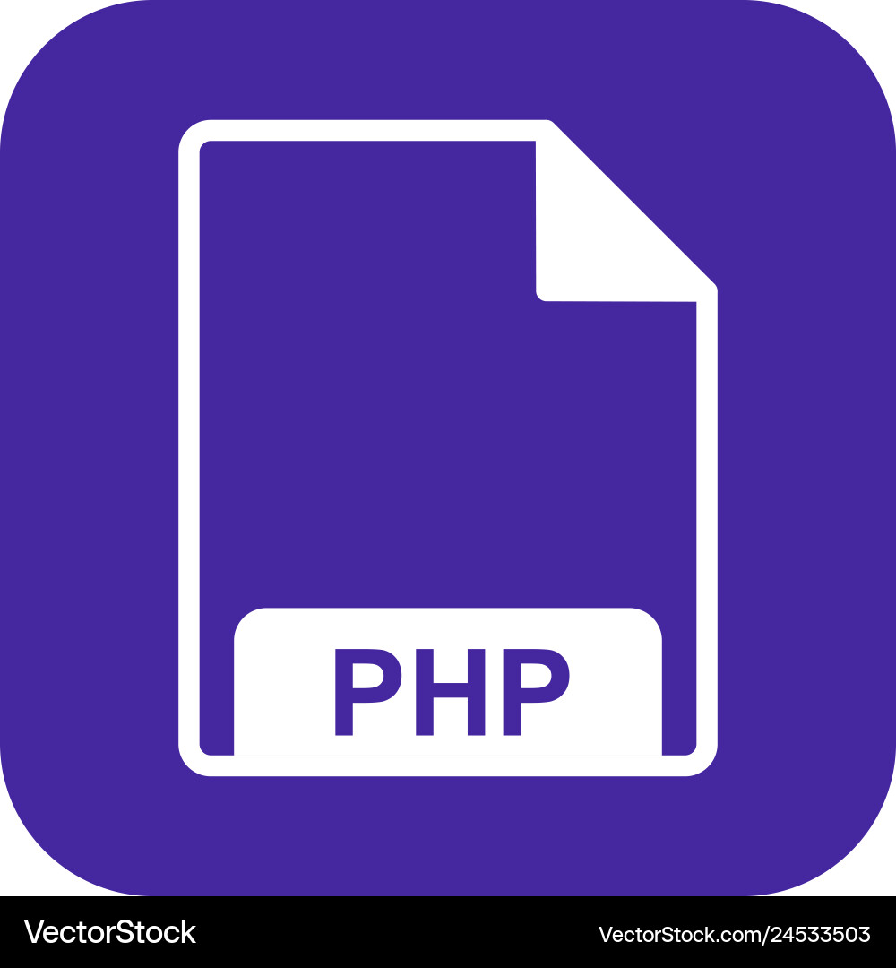 Php icon vector image