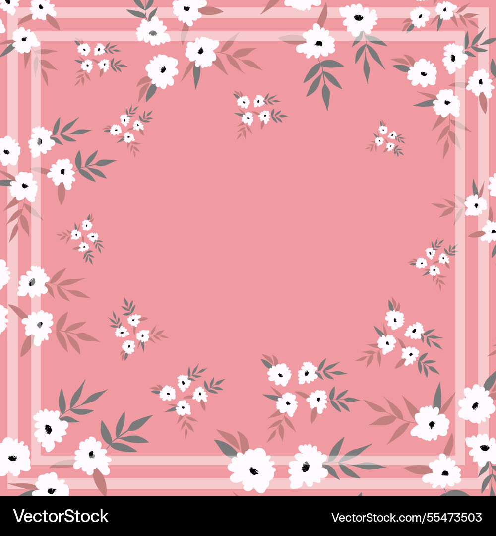 Print for kerchief bandana scarf handkerchief Print for kerchief bandana scarf handkerchief vector image