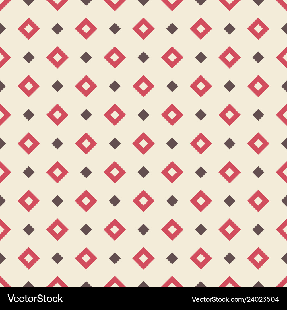 Abstract seamless pattern of repeating rhombuses vector image